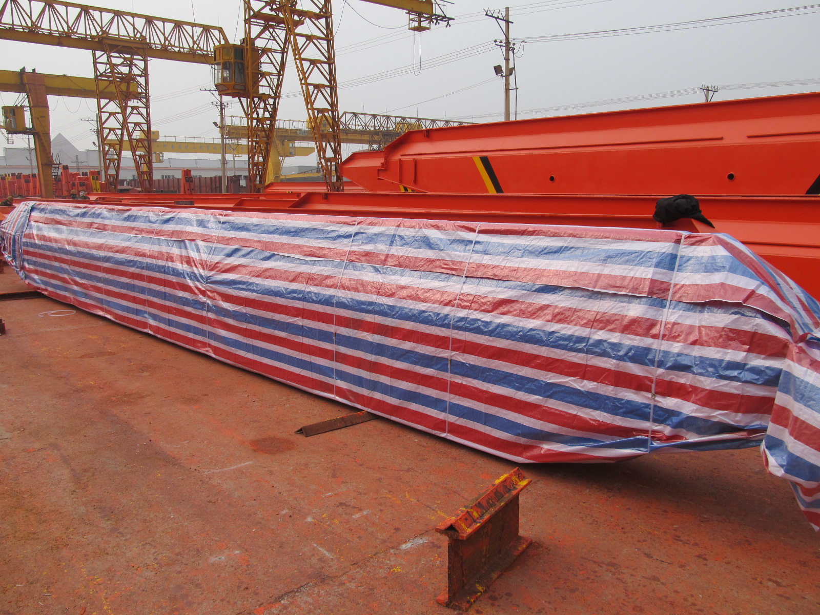 Europe standard single beam overhead crane delivery to Belarus4.JPG