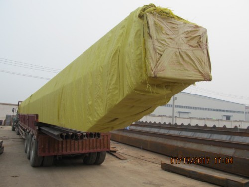 Brazil overhead crane and Semi ganrtry crane delivered to Santos port on July,17 2017..jpg