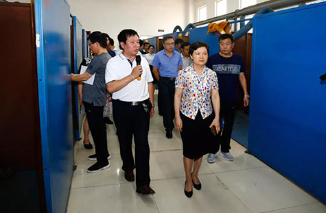 Chairman Zhang visited Weihua Vocational Training School