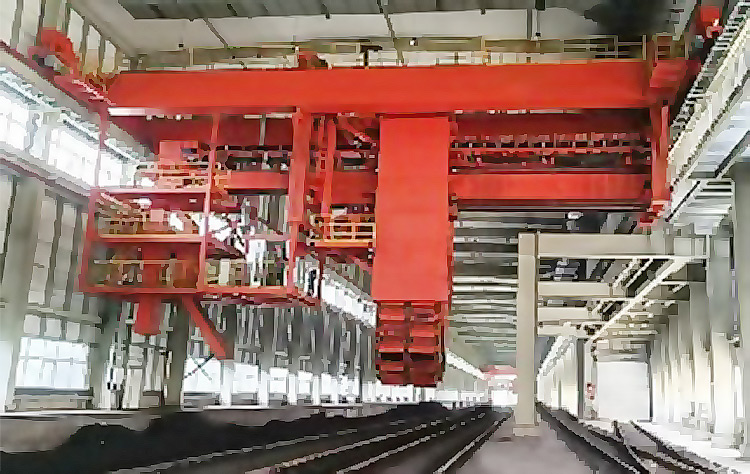 Bridge Chain Bucket Unloader Crane