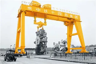 Double Girder Gantry Crane With Shield