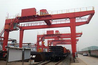 RMG Crane for Steel Track Handling