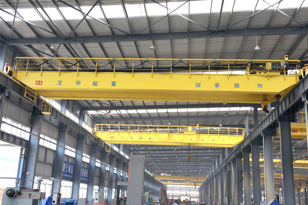 Double Girder Overhead Crane With Electric Hoist