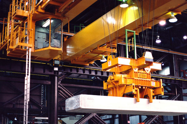 Overhead Crane with Clamps