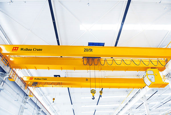 Double Girder Overhead Crane With Electric Hoist