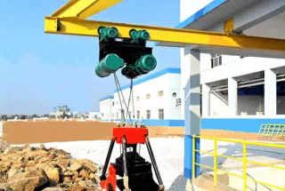 LDP Single Girder Overhead Crane with Side-Mounted Hoist